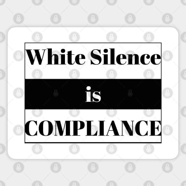 White Silence is Compliance Magnet by Daily Design